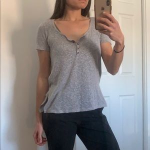 Urban Outfitters Short Sleeve Henley Top